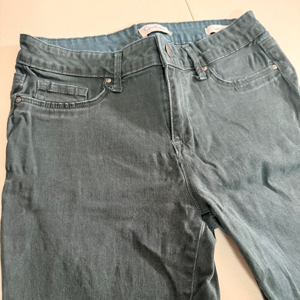 Jessica Simpson Women Super Skinny Pants Dark Green Size 8/29 UJSB13725-SGZ